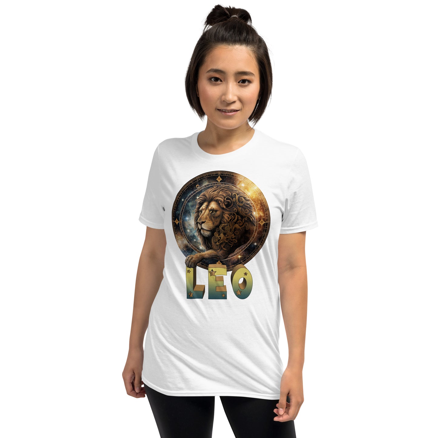 Leo Zodiac Art Short-Sleeve Unisex T-Shirt