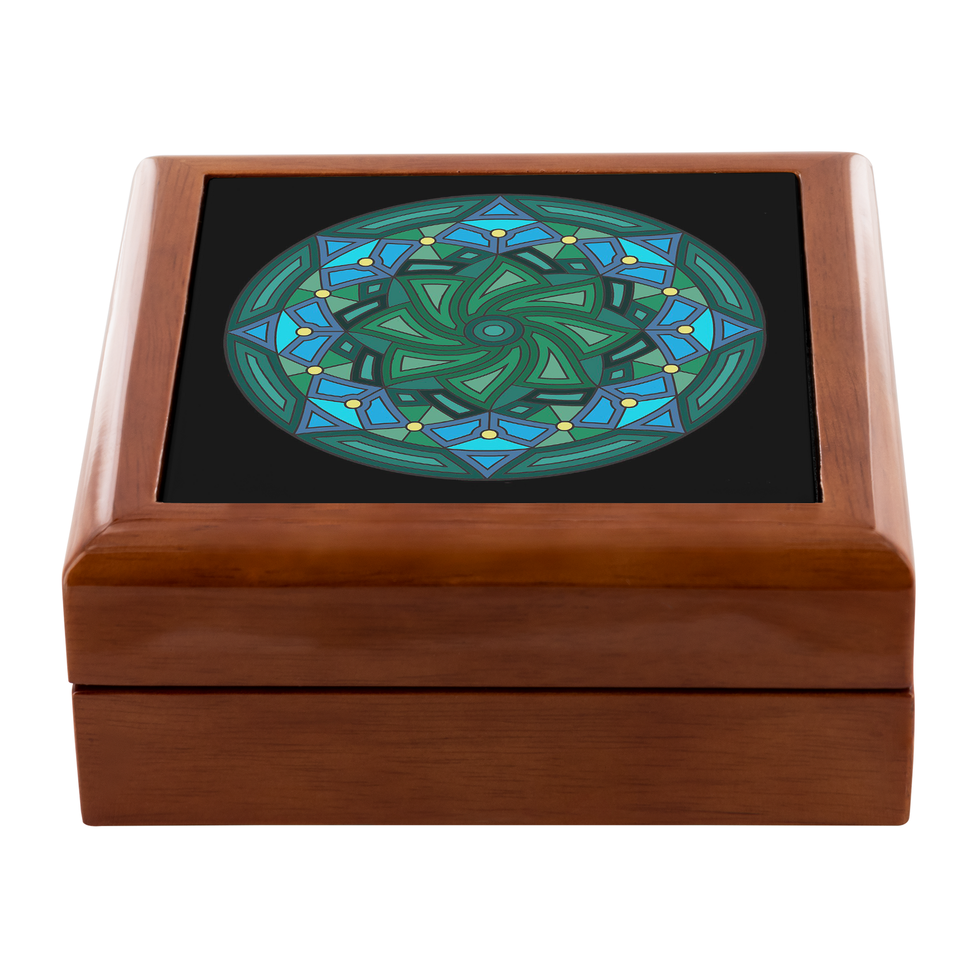 8pt Star Mandala Jewelry Box - Schoppix Gifts