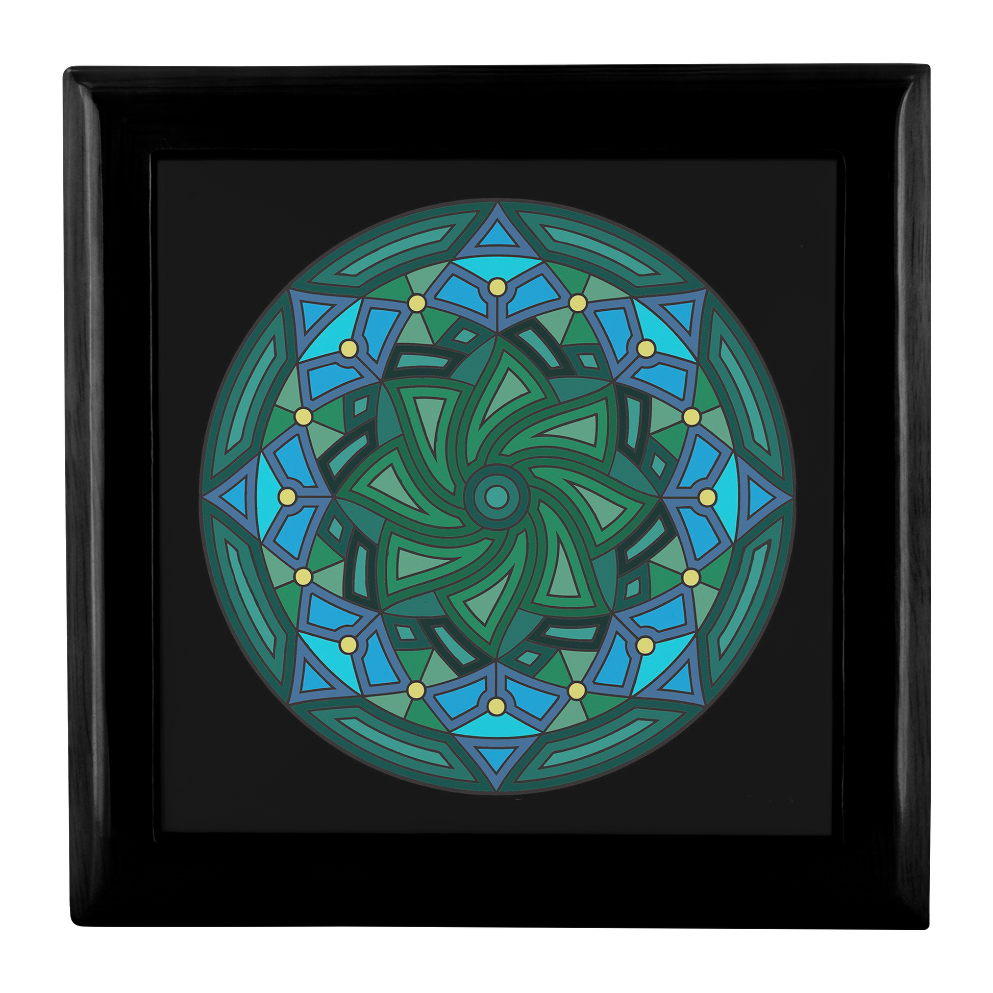 8pt Star Mandala Jewelry Box - Schoppix Gifts