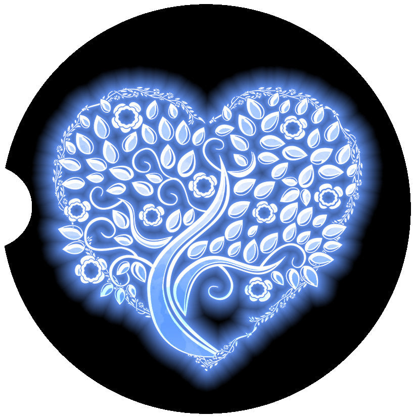 Crystal Tree of Life art Car Coasters  - Matching Pair - Schoppix Gifts