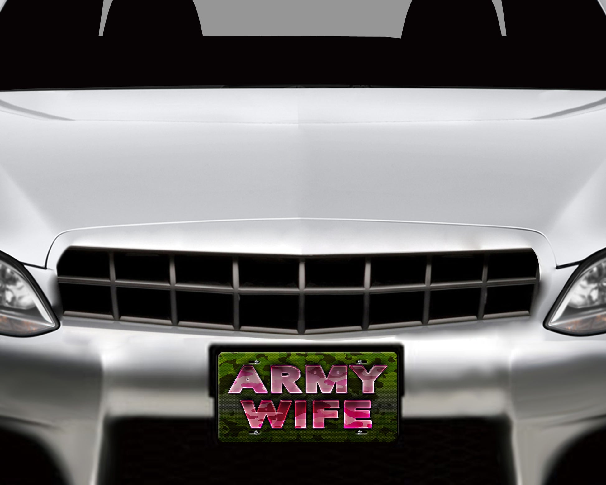 Army Wife Aluminum License Plate - Schoppix Gifts