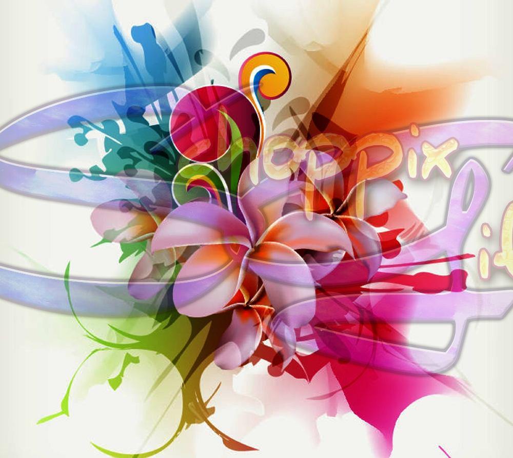 Abstract Flowers 20oz Stainless Steel Tumbler - Schoppix Gifts