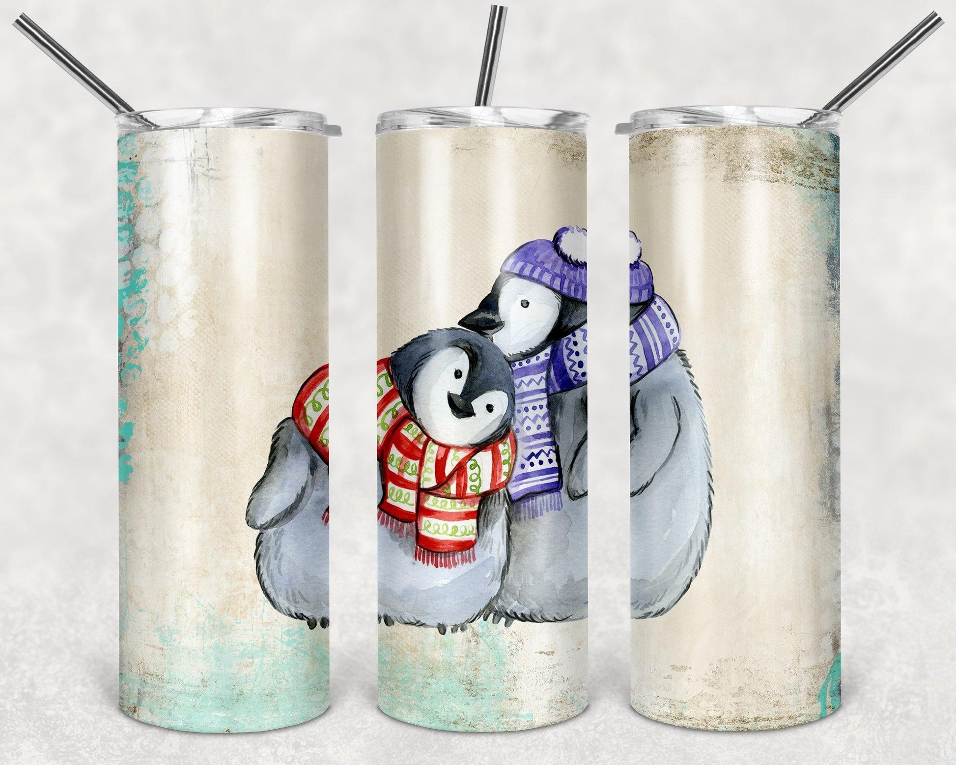Cute Holiday Animals 20oz Stainless Steel Tumbler - Schoppix Gifts
