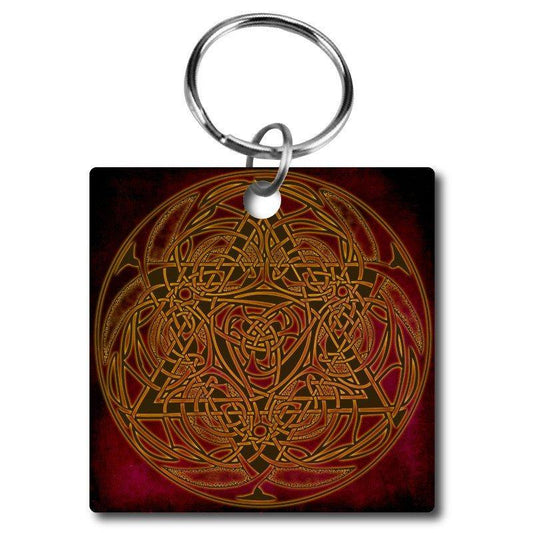 Celtic Knot Acrylic Key Chain - Schoppix Gifts