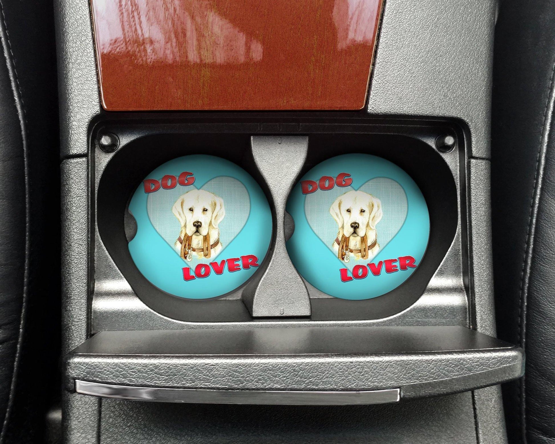 Dog Lover Car Coasters set of 2 - Schoppix Gifts