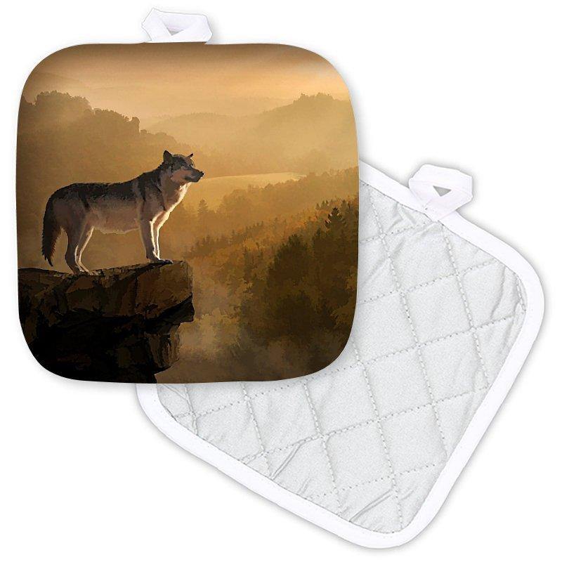 Wolf Art Potholder - Schoppix Gifts