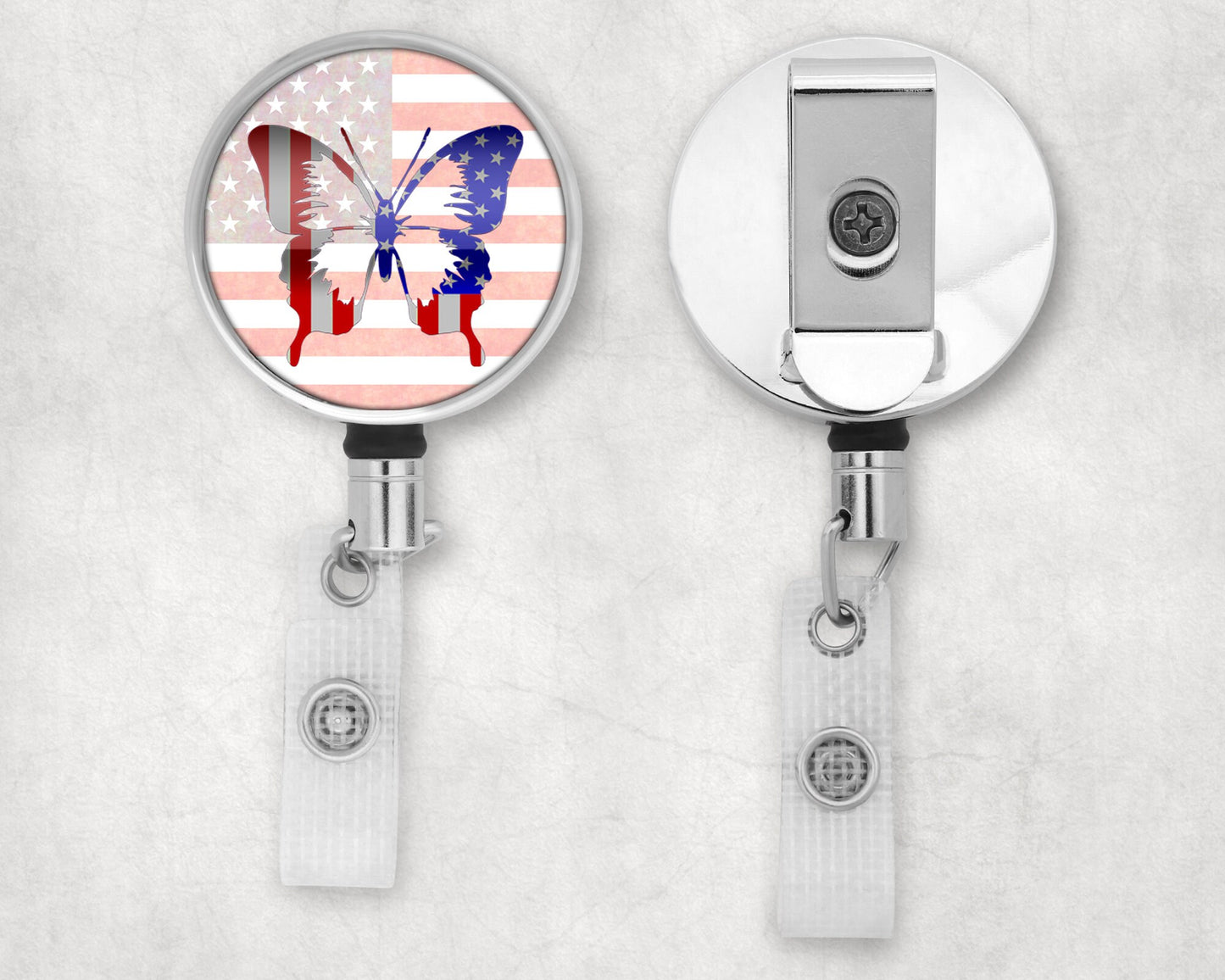 American Butterfly Badge Reel