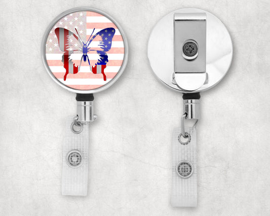 American Butterfly Badge Reel