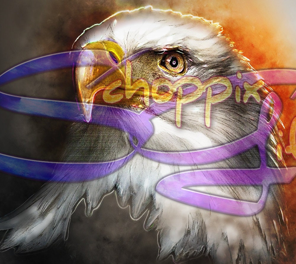 American Bald Eagle Art 20oz Skinny Tumbler - Stainless Steel