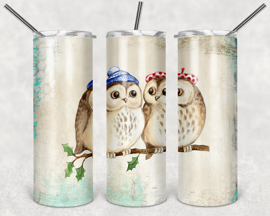 Cute Animals Holiday Tumbler Set- 20oz Skinny Tumbler - Stainless Steels