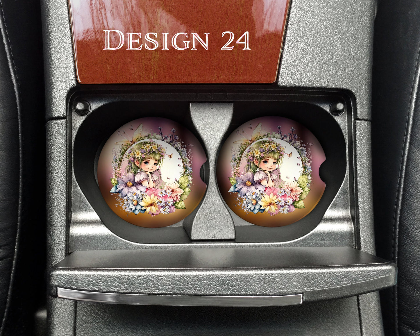 Beautiful Watercolor Fairies  - Matching Pair - Set of 2 -Batch 3- Nine Designs Available