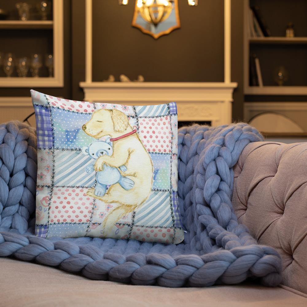 Napping Puppy Throw Pillow - Schoppix Gifts
