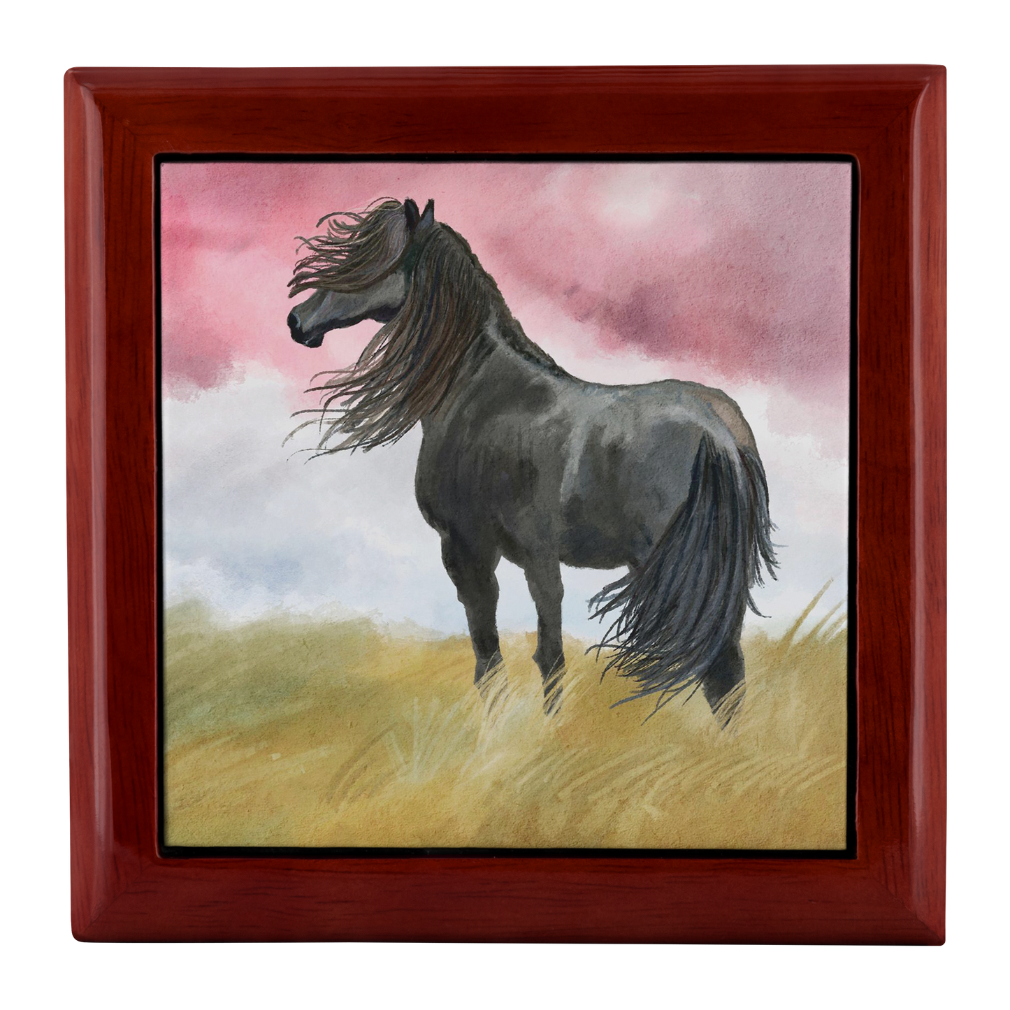 Black Horse Art Jewelry Box - Schoppix Gifts
