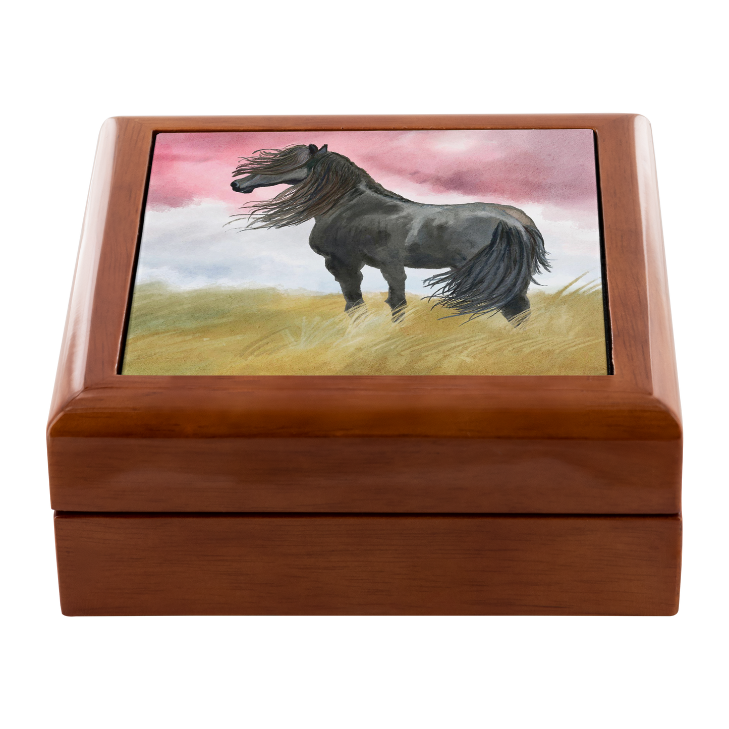 Black Horse Art Jewelry Box - Schoppix Gifts