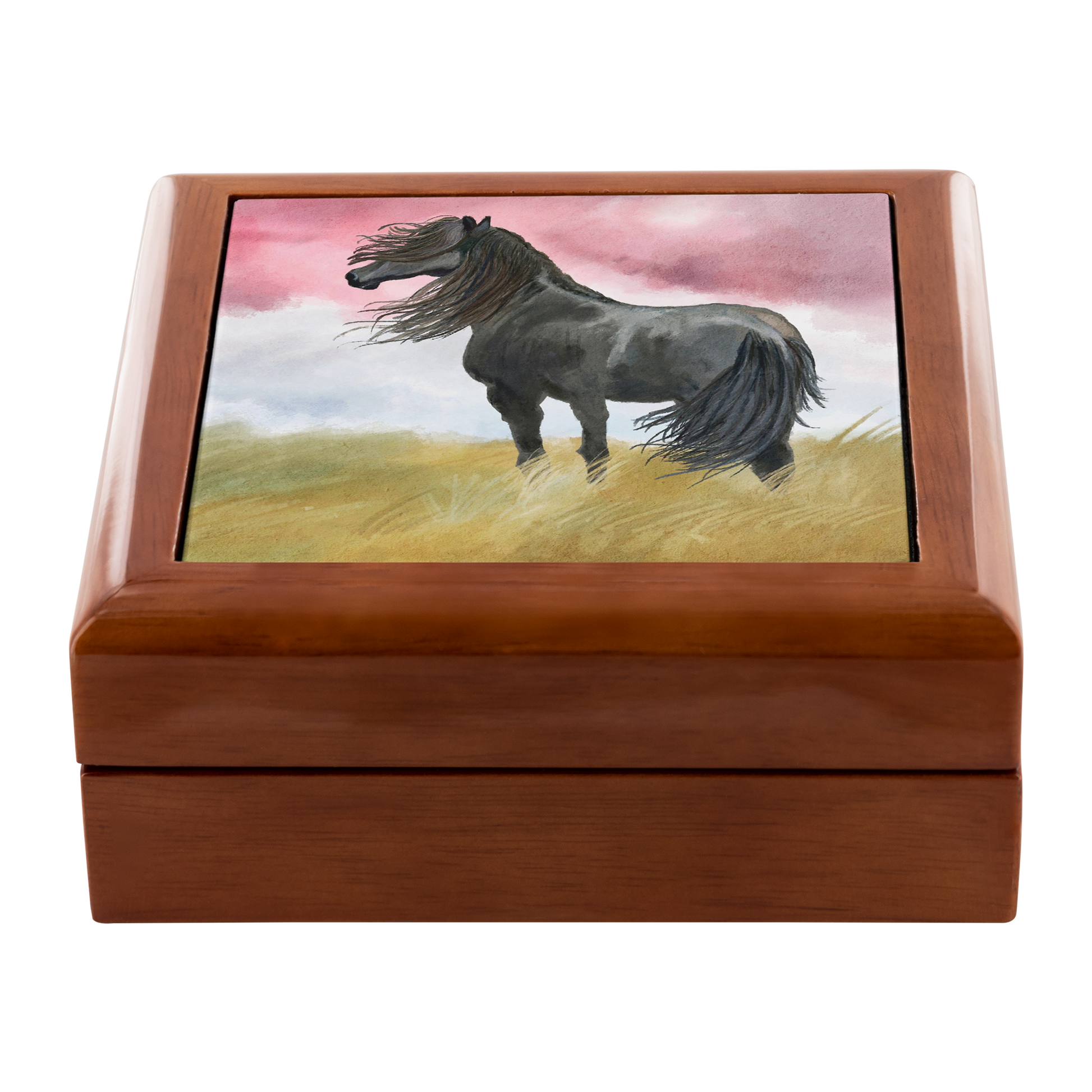 Black Horse Art Jewelry Box - Schoppix Gifts