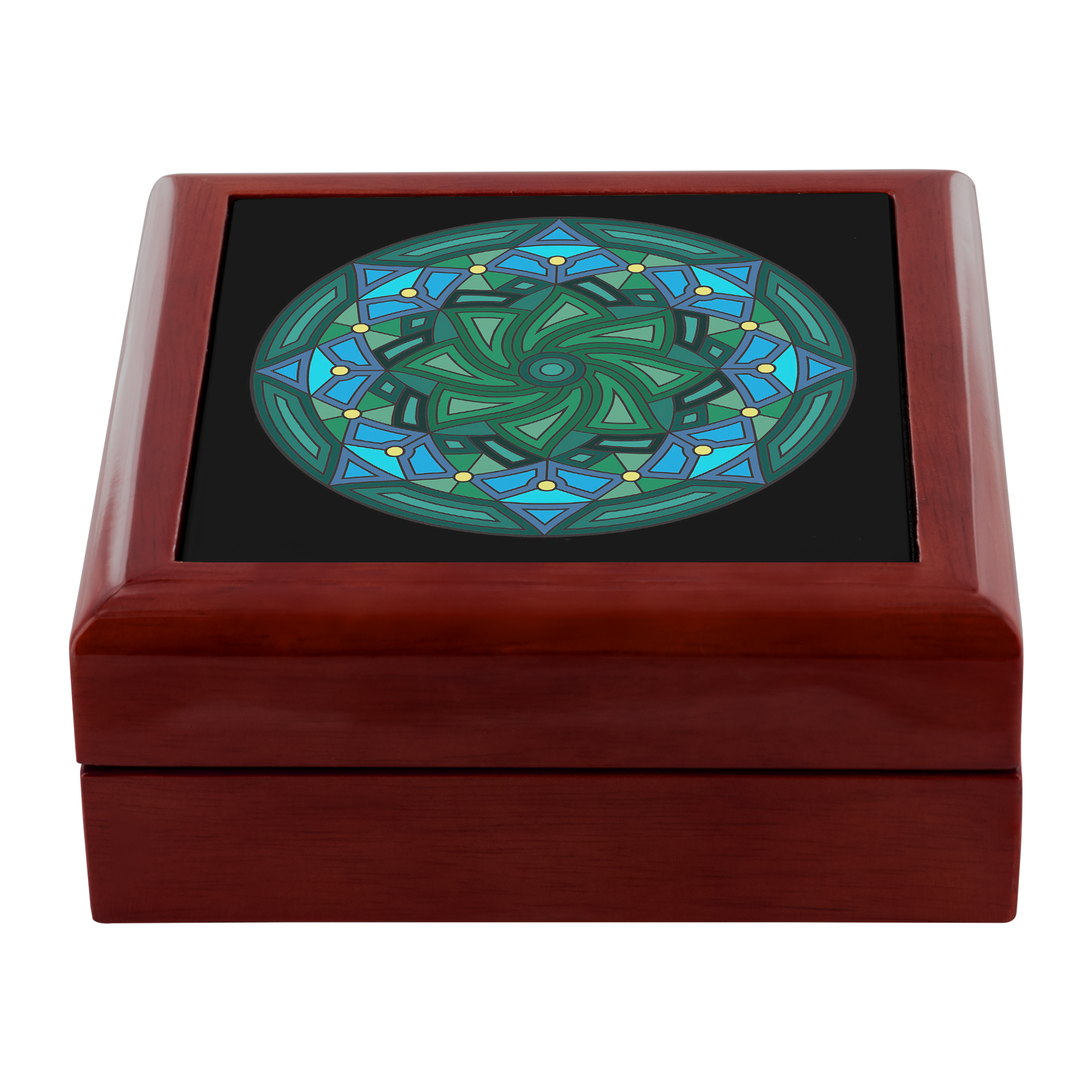 8pt Star Mandala Jewelry Box - Schoppix Gifts