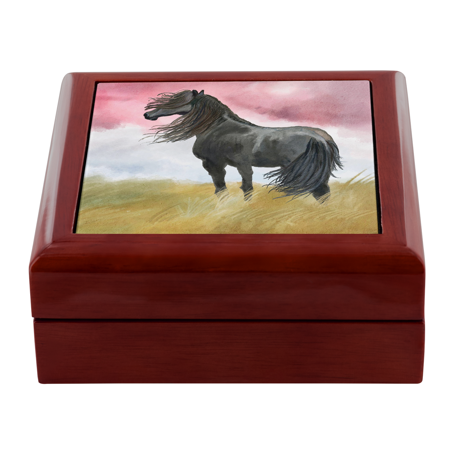 Black Horse Art Jewelry Box - Schoppix Gifts