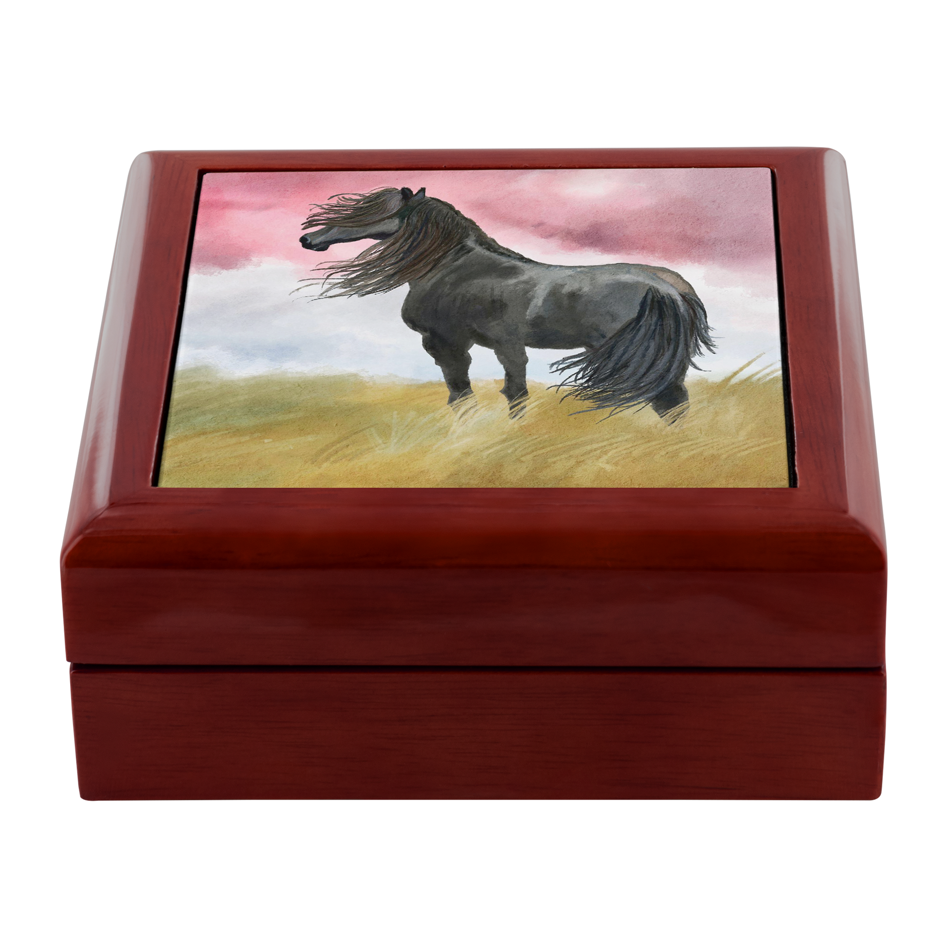 Black Horse Art Jewelry Box - Schoppix Gifts