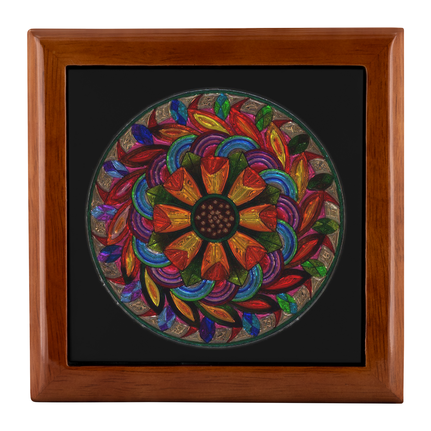 Rainbow Foil Mandala - Schoppix Gifts
